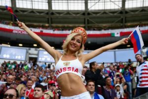 Natalya Nemchinova - coupe du monde de foot 2018